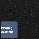 Quartet Push-Pin Bulletin Board, Fabric/Fiberboard, 36"H x 48"W, Black - 7684BK