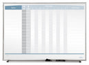 Quartet Gloss-Finish Steel In/Out Board, Wall Mounted, 16 inH x 23 inW, White/Gray - 33704