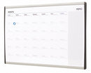 Quartet Gloss-Finish Steel Calendar Planning Board, Wall Mounted, 18 inH x 30 inW, White - ARCCP3018