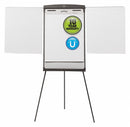 Quartet Gloss-Finish Steel Dry Erase Board, Easel Mounted, Portable/Carry, 35"H x 27"W, White - 67EA
