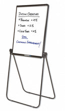 Quartet Gloss-Finish Melamine Dry Erase Board, Easel Mounted, Portable/Carry, 34"H x 27"W, White - 101EL