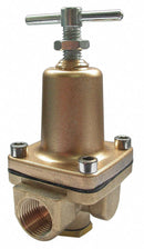 Top Brand Pressure Regulator, Brass, 1 to 25 psi - 30PT98