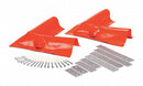 New Pig Spill Berm, Orange, 6 3/4 in x 4 1/2 in x 1 1/2 in - PLR515