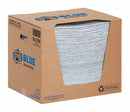 New Pig 19 in Absorbent Pad, Fluids Absorbed: Universal, Heavy, 17 gal, 50 PK - BLU106