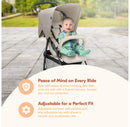 Sport T13 Lightweight Compact and Foldable Stroller, Pushchair - Beige