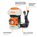 Stihl SR200 Gas Powered Backpack Sprayer, 2.1 Gal, 27.2cc Engine