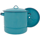 15-Quart Steamer Pot with Lid & Trivet - Blue