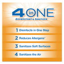 Clorox 4-In-One Disinfectant And Sanitizer, Citrus, 14 Oz Aerosol, 12/Carton - CLO31043CT