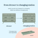 6-Drawer Dresser - Light Sage