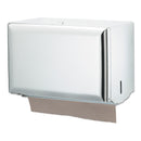 San Jamar Singlefold Paper Towel Dispenser, White, 10 3/4 X 6 X 7 1/2 - SJMT1800WH