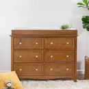 Kalani 6 - Drawer Double Wide Dresser - Chestnut
