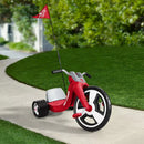 Big Flyer Sport with Large Front Wheel and Adjustable Seat for Kids - Red
