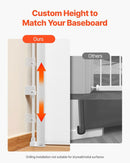Retractable Baby Gate - White