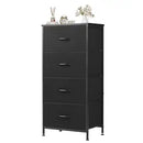 Dresser with 4 Drawers - Black
