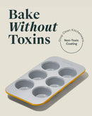 6c Nonstick Ceramic Muffin Pan - Marigold