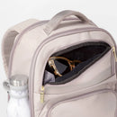 Signature Day Trip Backpack Taupe - Open Story™: 24L Water-Resistant Laptop Bag