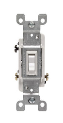 Leviton 15 amps Three Pole Toggle Switch White 1 pk, Pack of 10