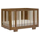 Yuzu 8 in 1 Convertible Crib with All Stages Conversion Kits - Natural Walnut