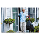 Glad Drawstring Large Trash Bags, 30 Gal, 1.05 Mil, 30" X 33", Black, 15/Box - CLO78966BX