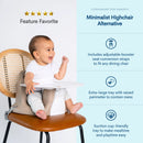 Ergonomic Baby Floor And Booster Seat With Tray - Taupe
