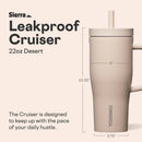 Insulated Tumbler with Handle - Desert