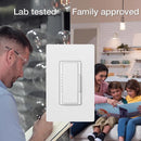 Lutron Maestro White 150 W 3-Way Dimmer Switch 1 pk