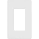 Lutron Claro White 1 gang Plastic Wall Plate 1 pk