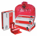 Tough Guy Biohazard Bags, 10 gal., LLDPE, Red, Infectious Waste, PK 200 - 31DK94