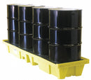 Enpac Spill Containment Pallets, Uncovered, 66 gal Spill Capacity, 3,000 lb - 5102-YE