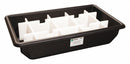 Enpac Spill Containment Pallets, Uncovered, 75 gal Spill Capacity, 6,000 lb - 5393-BK