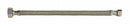 Kissler Faucet Connector, Hose Fittings Brass 3/8 in F Compression x Brass 1/2 in FIP, 5/16 in, 36 in - 88-2036