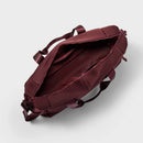 Faux Neoprene Weekender Bag - Maroon