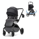 360° Rotating Modular Stroller - Black