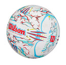 Graffiti Peace Volleyball - White/Blue