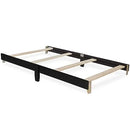 Convertible Mini Crib Bed Rail - Black
