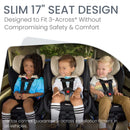 Poplar S Convertible Car Seat - Slim 17" Design - ClickTight Technology - Sand Onyx