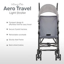 Aero Travel Lightweight Umbrella Stroller - Gray