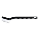 Carlisle Flo-Pac Utility Toothbrush Style Maintenance Brush, Nylon, 7 1/4", Black - CFS4067400DZ
