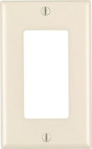 Leviton Decora Almond 1 gang Thermoset Plastic Decorator Wall Plate 1 pk