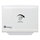 Hospeco Evogen No Touch Toilet Seat Cover Dispenser, 16.14" X 12" X 2", White - HOSEVNT1W