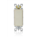 Leviton Decora 15 amps Single Pole Rocker AC Quiet Switch Light Almond 1 pk