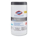 Clorox Healthcare Versasure Cleaner Disinfectant Wipes, 1-Ply, 6.75" X 8", White, 85/Canister, 6 Canisters/Carton - CLO31757