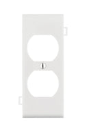 Leviton White 1 gang Thermoplastic Nylon Duplex Wall Plate 1 pk