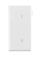 Leviton White 1 gang Thermoplastic Nylon Blank Wall Plate 1 pk