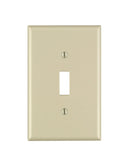 Leviton Ivory 1 gang Thermoset Plastic Toggle Wall Plate 1 pk, Pack of 20