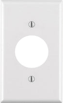 Leviton White 1 gang Thermoset Plastic Outlet Wall Plate 1 pk, Pack of 25