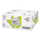 Papernet Heavenly Soft Paper Towel, 9.5" X 9.25", Brown, 16 Packs/Carton - SOD410163