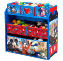 Delta Children Mickey Mouse 6 Bin Toy Organizer