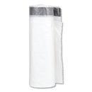 Inteplast Draw-Tuff Institutional Draw-Tape Can Liners, 23 Gal, 1 Mil, 38" X 28.5", Natural, 150/Carton - IBSDTS2838N