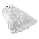 Rubbermaid Disposable Mop, Nonwoven Fiber, No. 20, White - RCP2025502